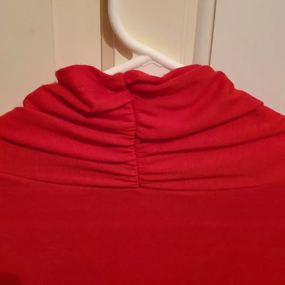 Serengeti 2X Cardigan Top With Built In Shirt Red Zebra Print Bling - Picture 10 of 12